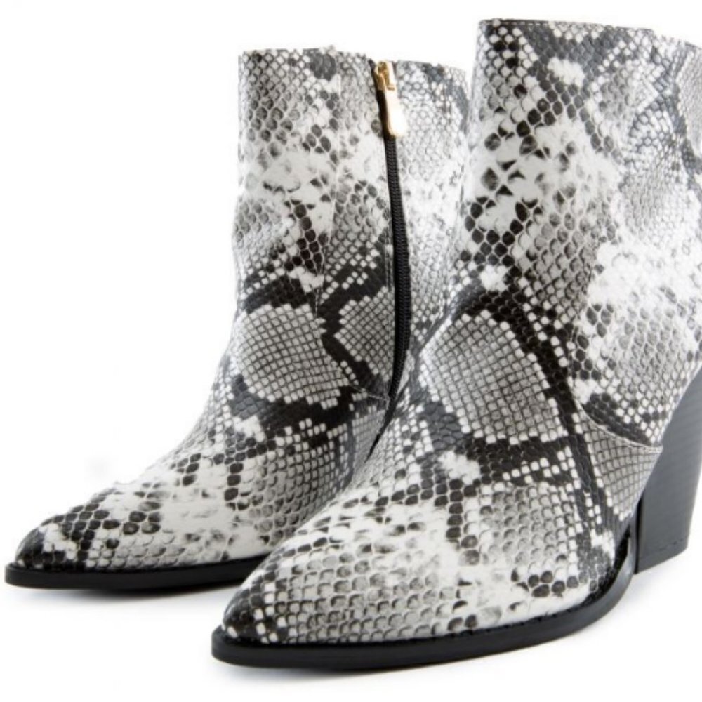 GLAZE-1 POINTY TOE BOOTIES